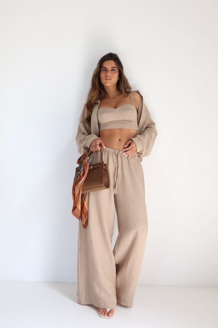 חליפת 3 חלקים פשתן 8391