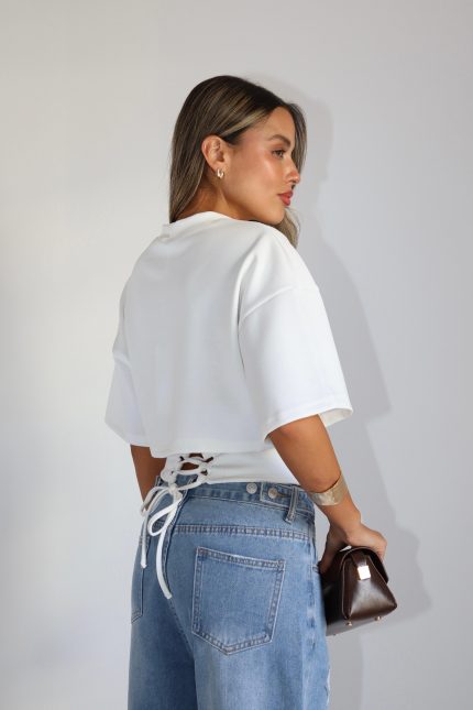 חולצת קשירה גב