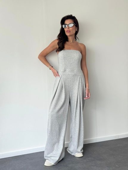 אוברול סטרפלס